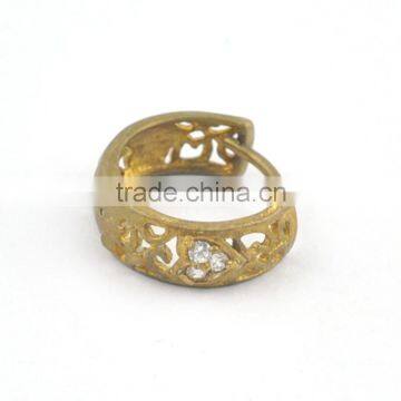 Earring, Fashion Jewelry Square Zircon Crystal Pave Setting Brass Earring, Earring Jewelry Wholesale T714