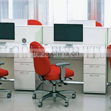 Modern Office Stuff Computer Desk Cheap White Call Center Furniture Workstation(SZ-WS535)