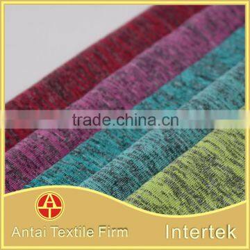 Knitted T/R blend polyester rayon spandex jersey fabric