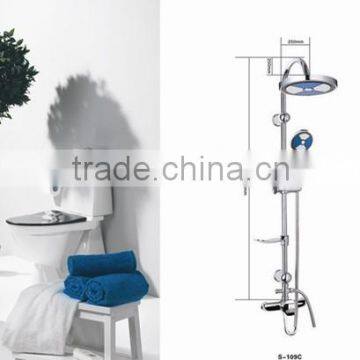 S-109C XINDEYI Stainless Steel exposed rain shower set