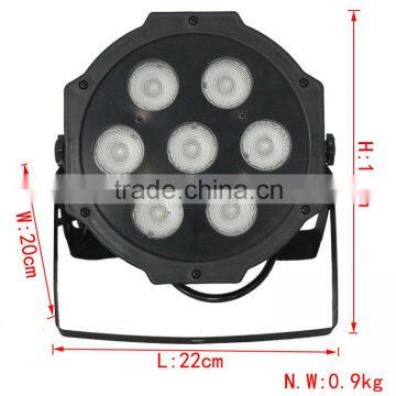 Cheap Par Light 7pcs 10w Led Flat Par Can Light