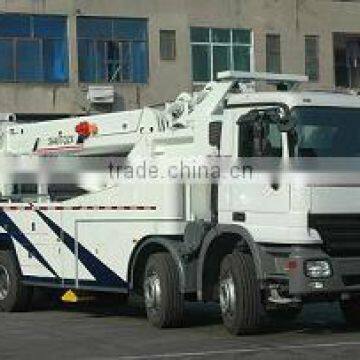 Mercede Benz 8*4 platform road wrecker truck