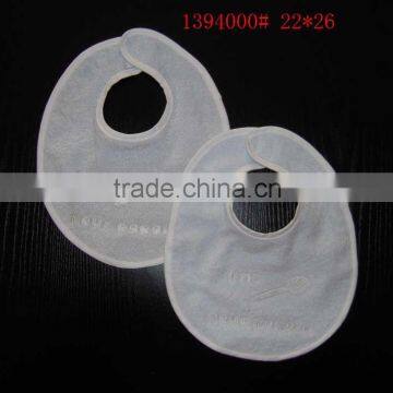 Cotton Infant Bibs With Hook and Loop