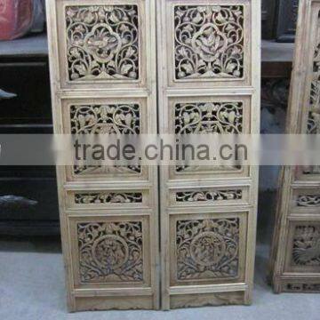 Chinese antique beautiful carved screen