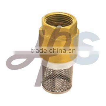 brass check valve with strainer