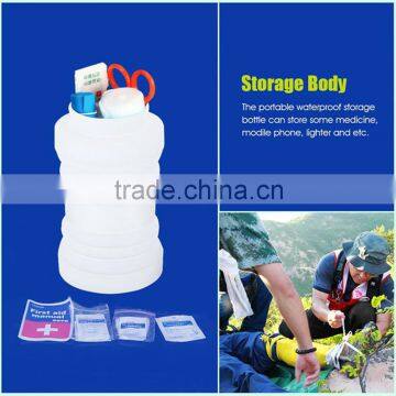 Foldable Solar Garden Light With 3 LED 100 Lumen Max 12 Hours Lighting photo-4