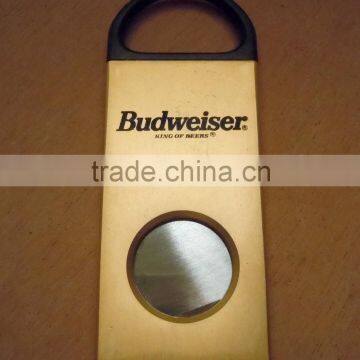 golden plastic double blade cigar cutter