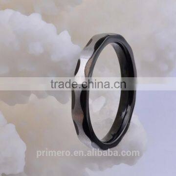 316L Stainless Steel Black Fine Jewelry Rings For Men Wedding Jewelry photo-4