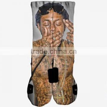 High quality tie dye socks, digital print socks, sublimation socks