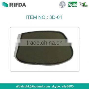 lcd rolling oval shutter window