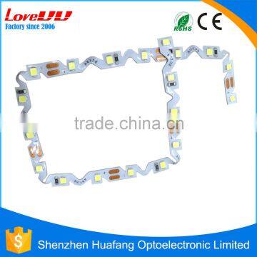 factory shenzhen led with ce rohs dc12v s shape flex led strip lights