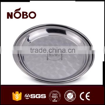 stainless steel serving tray cheap plate chinese dinner plate