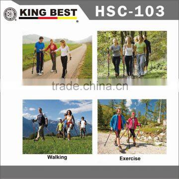KING BEST Outdoor Sports Walking Stick 3-SECTION Nordic Walking Sticks Adjustable Nordic Walking Stick Elderly Walking Stick photo-6