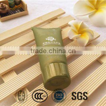 Stamping silver mini hotel 30ml shampoo tube with OEM design