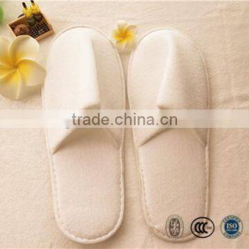 Newly made 30cm hotel velour slipper with anti-slip EVA sole