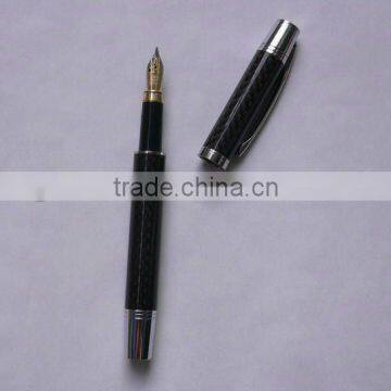 Cheap wholesale black metal fountain pen