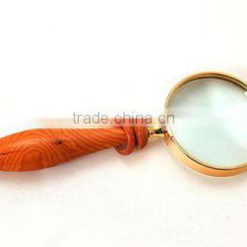 Magnifying Glass, Wooden Magnifying Glass, Magnifier