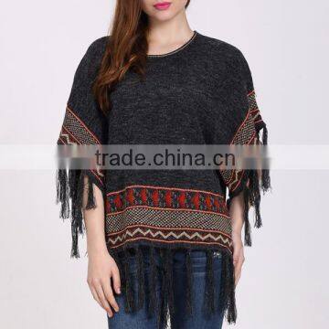 Knitted Lady Sweater Manufacturer 2016 Wholesale Custom Sweater