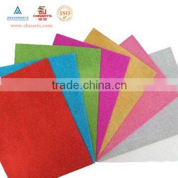 Eco-friendly full color glitter EVA foam sheet/self adhesive