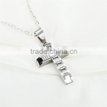 DAIHE stainless steel christian cross pendant necklace