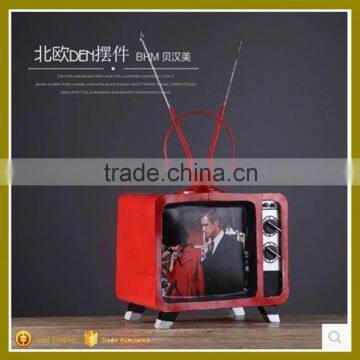 Artificial televison craft polyresin European home decoration for European style                        
                                                                                Supplier's Choice