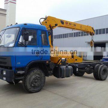 factory sale 4ton mini swivel hydraulic arm electric contro lifting portable new crane mounted trucks with winch /ISO9001/SQ4SA2