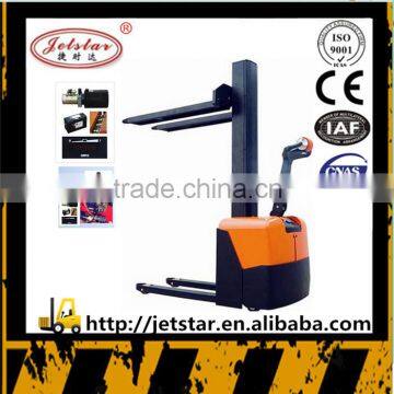 HSLA Steel Weld Single Mast Electric forklift Stacker