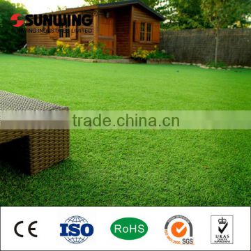 Beautiful green garden decoration landscape artificial grass