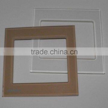 Polishing tempered glass frame