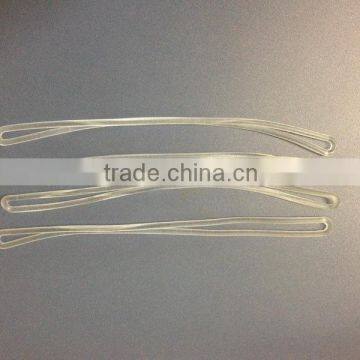 Plastic Clear Luggage Tag Elastic Loops