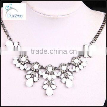 Hot new design lady fashion girl gift bubble statement bib necklace collar