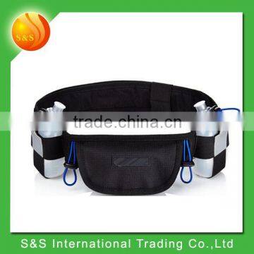 High quality Hydration Running Belt With 2 BPA Water Bottles