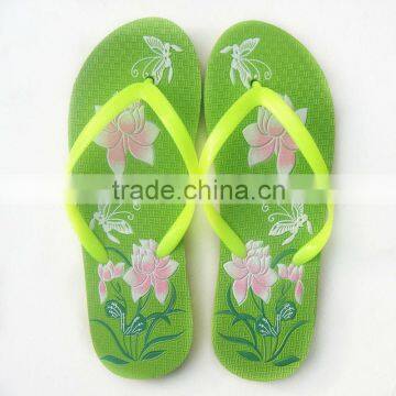 Colorful Embossed Flower Women Customize Slippers Wholesale