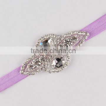 Cute Arylic Rhinestone Elastic Headband For Kids,Rhinestone Hairband