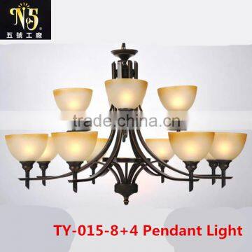 Wholesale Classic Iron Art Decorative Light With Patterned Lampshade With Own Factory And Customized Service