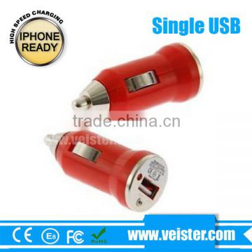 5V1A mini usb car charger with CE RoHS for iPhone6S