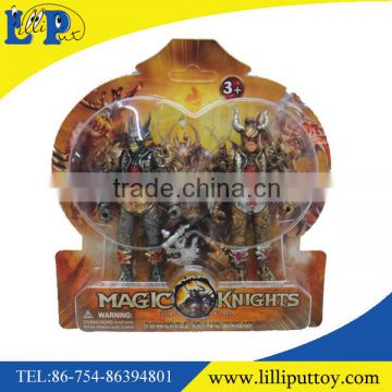 Hot selling ancient magic knights toy with double blister