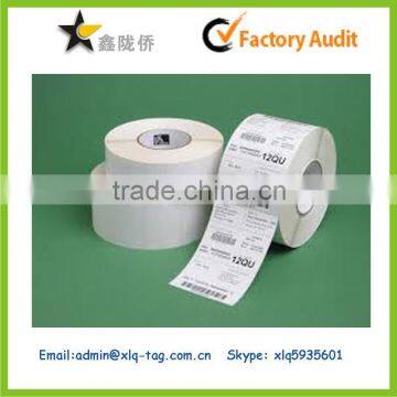 2015 Chinna  Heat Customized Transparent Thermal Label Roll Sticker