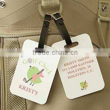 promotional custom printed custom luggage tag (PT-260)