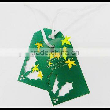 Custom coated paper tag for clothes