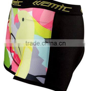 In Stock Sublimation Lady's Cycling Under Shorts,Women Mens Compression Cycling Shorts photo-2