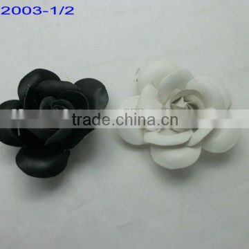 pu leather brooch flower