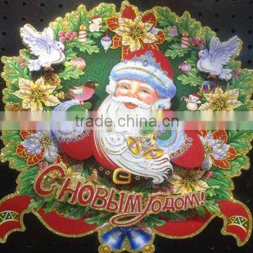 Christmas Santa wall sticker,Christmas wall decorative stiker