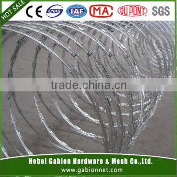 960mm coil diameter , concertina razor wire