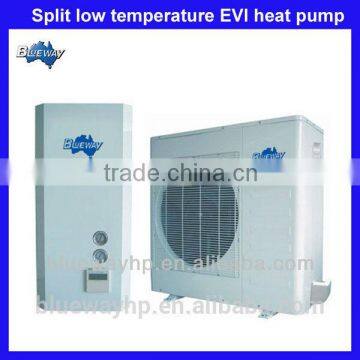 Minus 25'C Low Temperature EVI Air to Water Heat Pump Water Heater With High Quality (Manufacturer) - Split