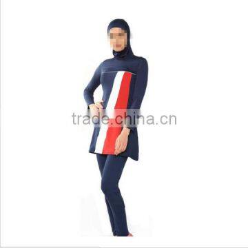 Islamic ladies swimsuits/custom Muslim women's swimsuit/simple Muslim women's Lycra swimsuit