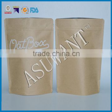 zipper paper fruit chips bag handles /sweet bag print logo make in china Shenzhen factory