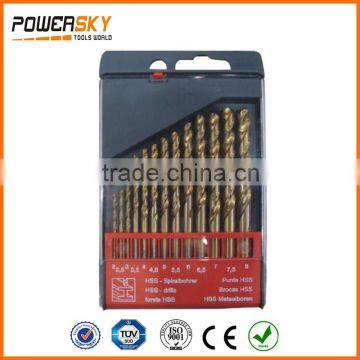 Gold 13PC Twist Drill Set