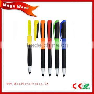 Ballpoint Pen Type and Promotional Pen,highlighter pen, stylus pen with highlighter