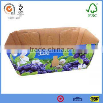 Fashion OEM design full color printing manufacturers fruit corrugated box